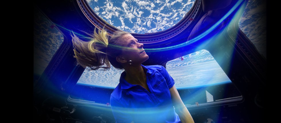 Karen Nyberg in the International Space Station