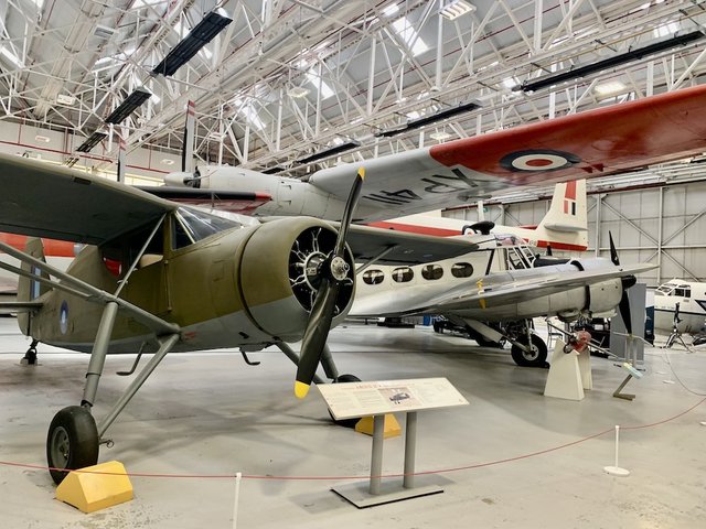 Inside Hangar 1 at RAF Cosford Museum