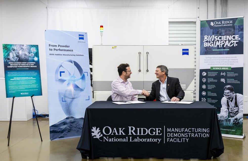 Oak Ridge National Laboratory and ZEISS make licensing agreement